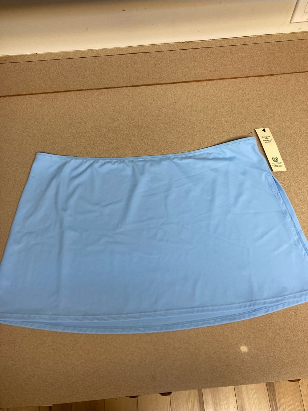 No Boundaries Light Blue bathing suit cover Skirt